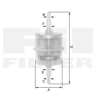 FIL FILTER zp8047fp -  Топливный фильтр
